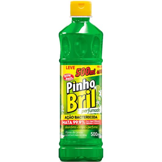 Desinfetante Pinho Bril flores de limão leve 500ml pague 450ml - Imagem em destaque