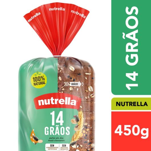 Pão de Forma Nutrella 14 grãos 450g - Imagem em destaque