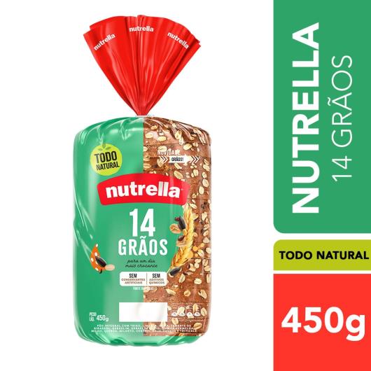 Pão Nutrella 100% Integral 14 grãos 450g - Imagem em destaque