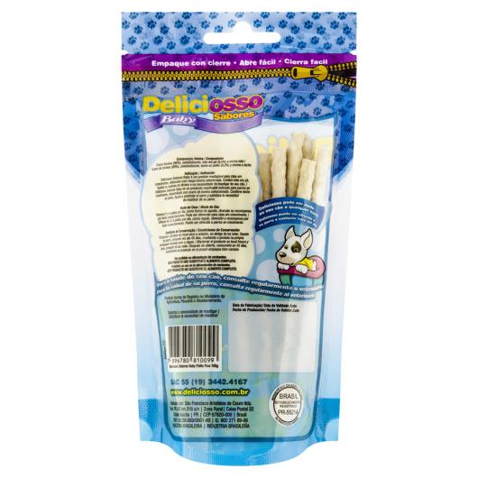 Palito Mastigável Fino para Cães Leite Deliciosso Baby 100g 23 Unidades - Imagem em destaque