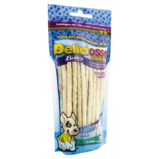 Palito Mastigável Fino para Cães Leite Deliciosso Baby 100g 23 Unidades - Imagem em destaque