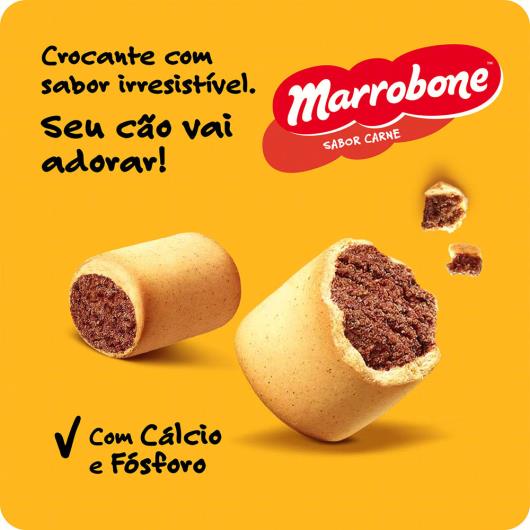 Petisco para Cães Adultos Recheio Carne Pedigree Marrobone Pouch 200g - Imagem em destaque