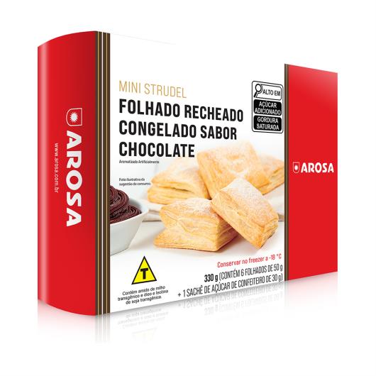 Folhado Arosa recheado chocolate congelado 330g - Imagem em destaque