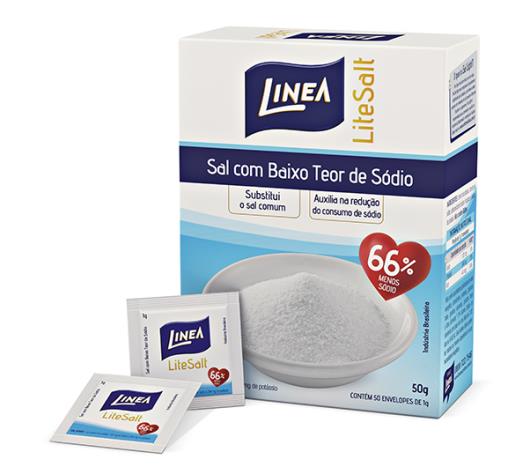 Sal lite salt Linea 50 envelopes 50g - Imagem em destaque
