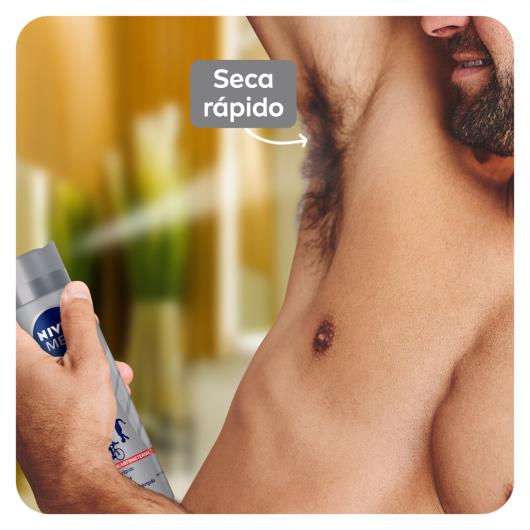 Antitranspirante Aerossol Antibacteriano Nivea Men Silver Protect 150ml - Imagem em destaque