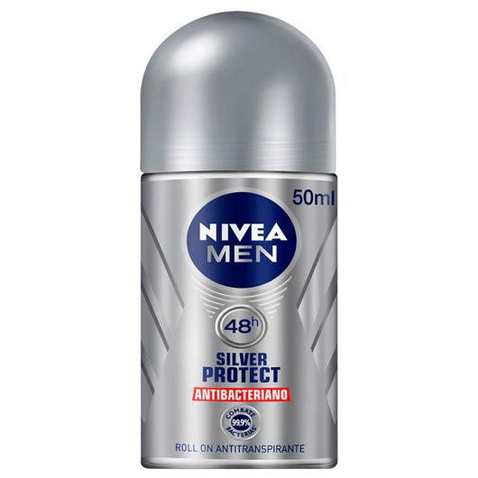 Desodorante Nivea roll on for men silver protect 50ml - Imagem em destaque