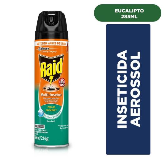 Inseticida Raid Multi-insetos Spray Base Água Eucalipto 285ml - Imagem em destaque
