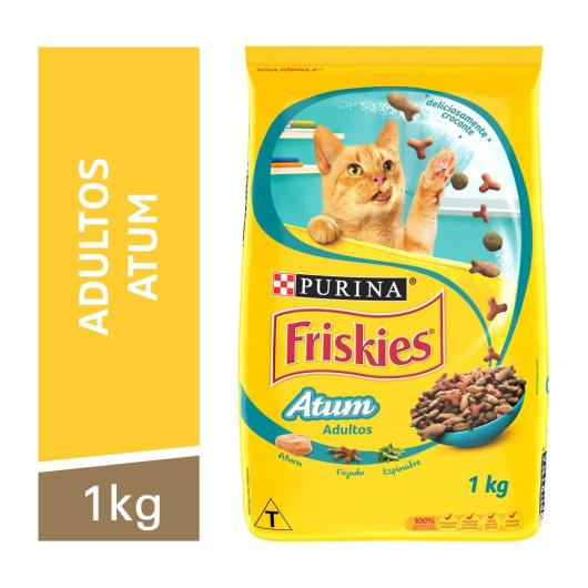 NESTLÉ® PURINA® FRISKIES® Ração Seca para Gatos Adultos Atum 1kg - Imagem em destaque