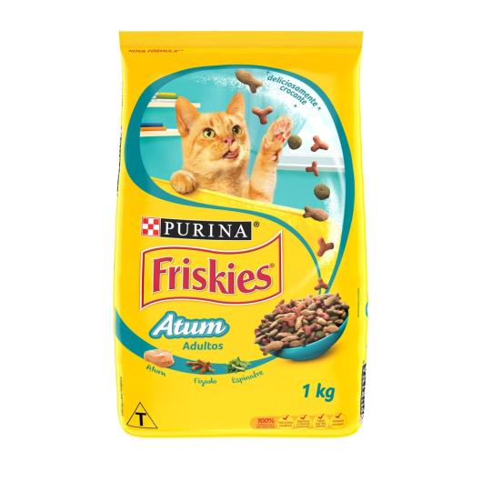 NESTLÉ® PURINA® FRISKIES® Ração Seca para Gatos Adultos Atum 1kg - Imagem em destaque