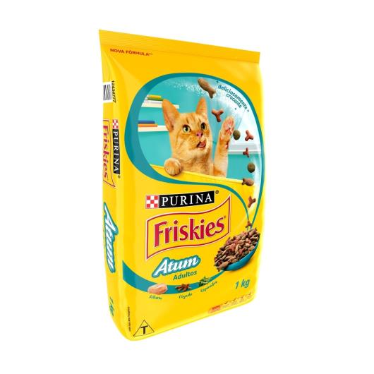 NESTLÉ® PURINA® FRISKIES® Ração Seca para Gatos Adultos Atum 1kg - Imagem em destaque