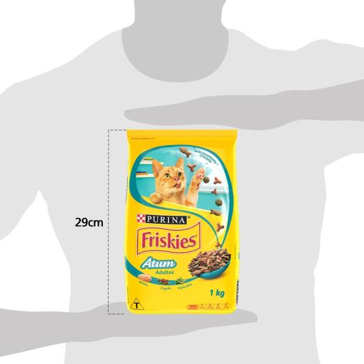 NESTLÉ® PURINA® FRISKIES® Ração Seca para Gatos Adultos Atum 1kg - Imagem em destaque