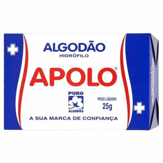 Algodão Apolo Hidrófilo 25g - Imagem em destaque