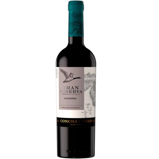 Vinho Chileno Gran Reserva Concha y Toro Carmenere 750ml - Imagem em destaque