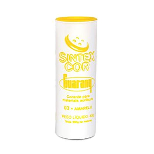 Corante Para Roupa Guarany Sintex Cor Amarelo 40g - Imagem em destaque