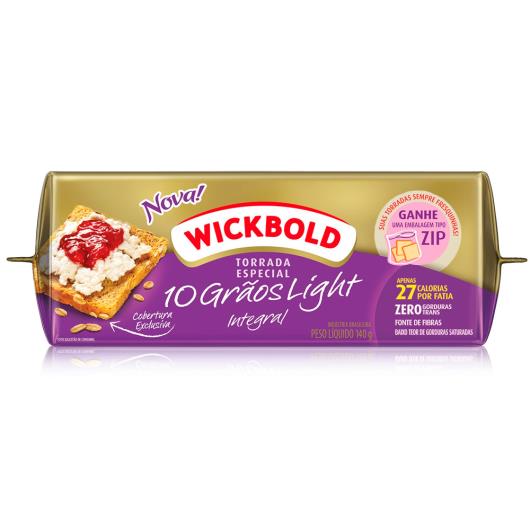 Torrada Wickbold light integral 10 Grãos 140g - Imagem em destaque