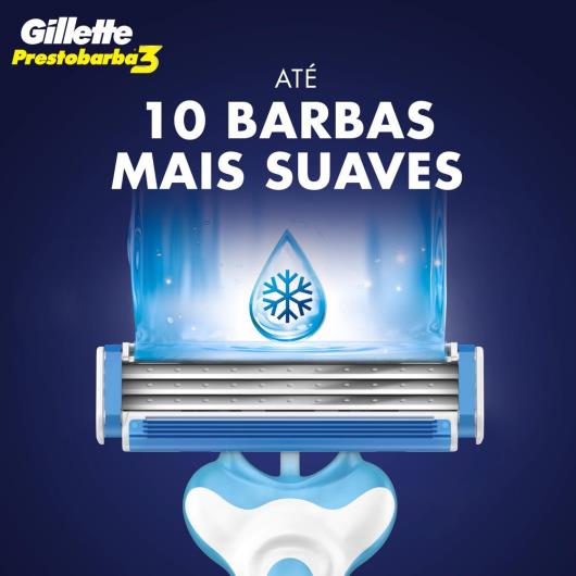 Aparelho de Barbear Descartável Gillette Prestobarba3 Cool c/2 Unidades - Imagem em destaque