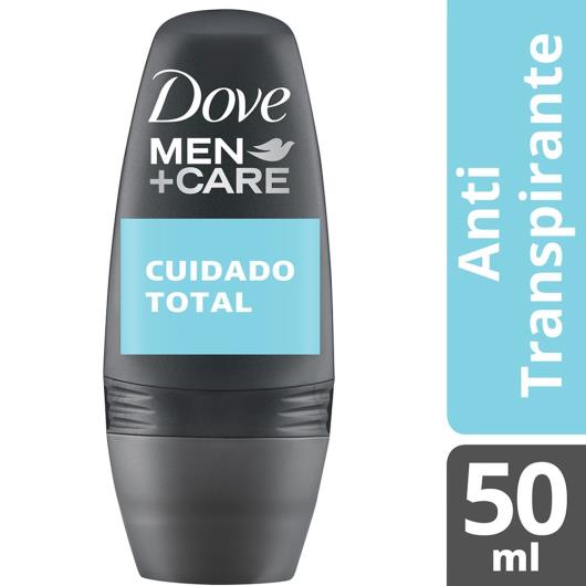 Desodorante Antitranspirante Roll-On Dove Men+Care Cuidado Total 50ml - Imagem em destaque