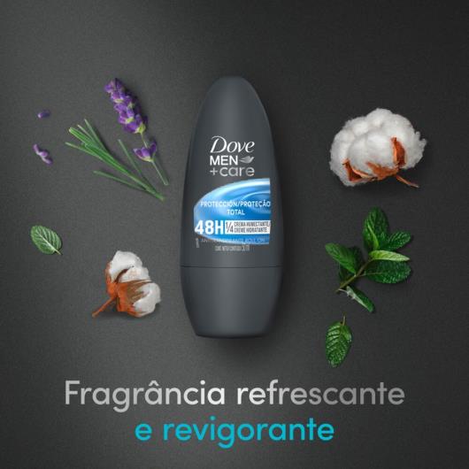 Desodorante Antitranspirante Roll-On Dove Men+Care Cuidado Total 50ml - Imagem em destaque