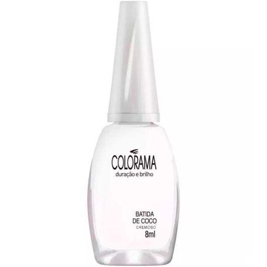 Esmalte Colorama cremoso batida de coco 8ml - Imagem em destaque