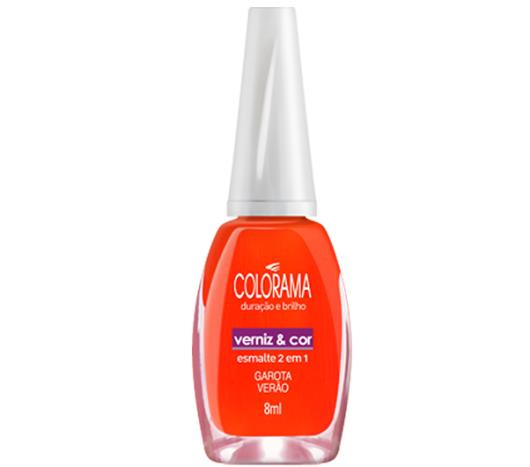 Esmalte verniz&cor garota verão Colorama 8ml - Imagem em destaque