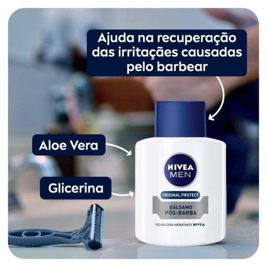 NIVEA MEN Bálsamo Pós Barba Hidratante Original Protect 100ml - Imagem em destaque