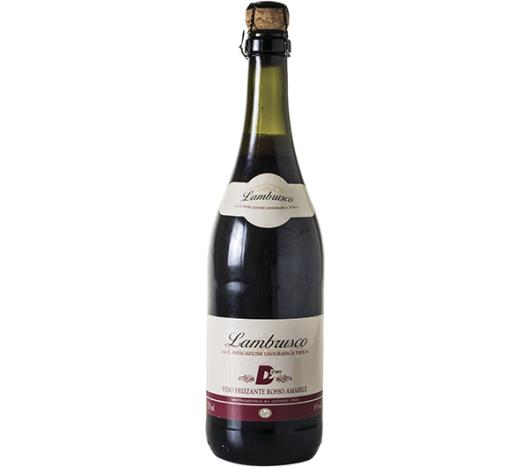 Vinho Lambrusco D’vero Rosso Emilia Amabile 750ml - Imagem em destaque