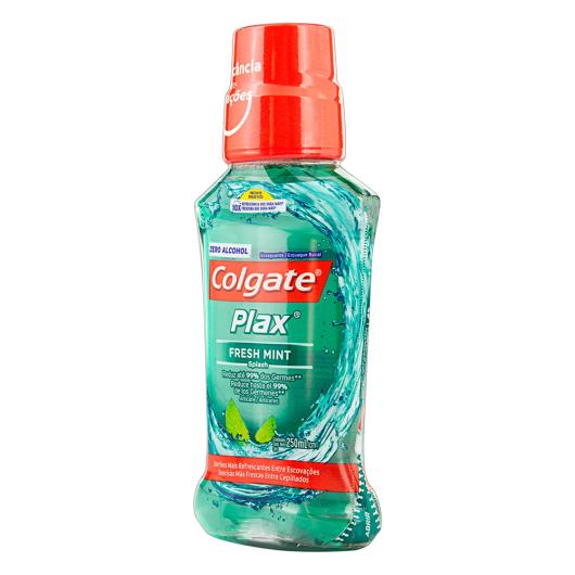 Enxaguante Bucal Anticárie Zero Álcool Fresh Mint Colgate Plax Frasco 250ml - Imagem em destaque