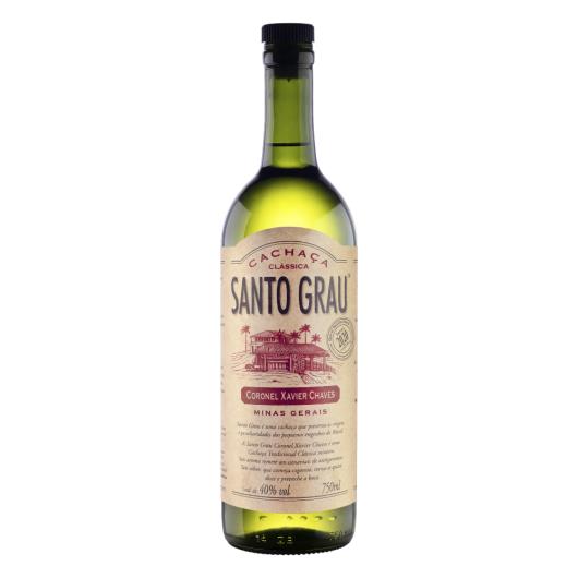 Cachaça Clássica Santo Grau Coronel Xavier Chaves Garrafa 750ml - Imagem em destaque