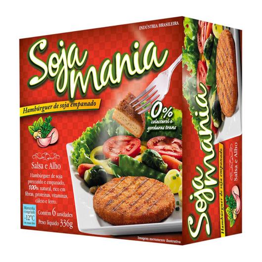 Hambúrguer Soja Mania de soja empanado salsa e alho 336g - Imagem em destaque