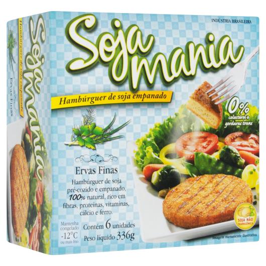 Hambúrguer de Soja Empanado Soja Mania Ervas Finas 336g - Imagem em destaque