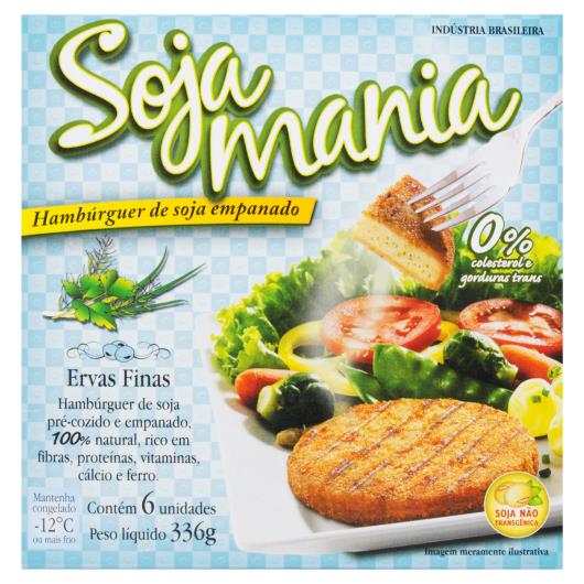 Hambúrguer de Soja Empanado Soja Mania Ervas Finas 336g - Imagem em destaque