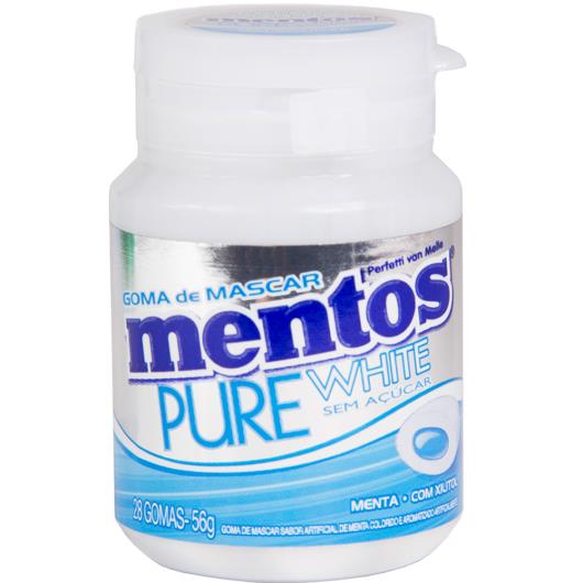 Goma Mentos pure white menta 56g - Imagem em destaque