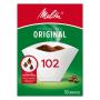 Coador de papel Melitta médio 102 com 30 unidades 