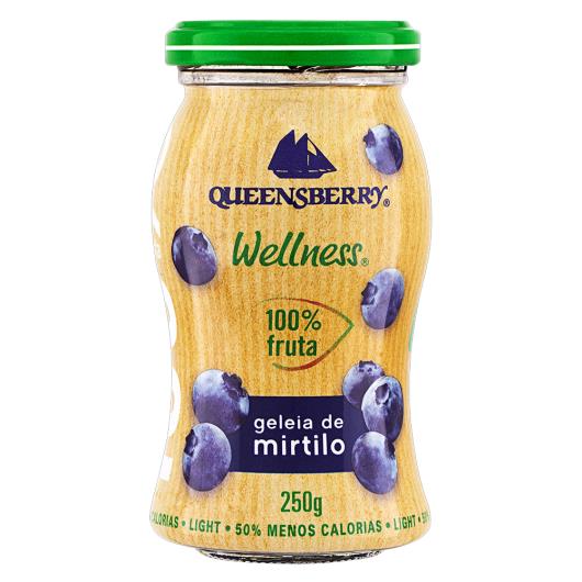 Geleia 100% Fruta Mirtilo Light Queensberry Wellness 250g - Imagem em destaque