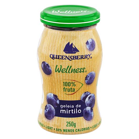 Geleia 100% Fruta Mirtilo Light Queensberry Wellness 250g - Imagem em destaque