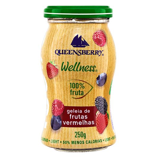 Geleia 100% Fruta Frutas Vermelhas Light Queensberry Wellness 250g - Imagem em destaque
