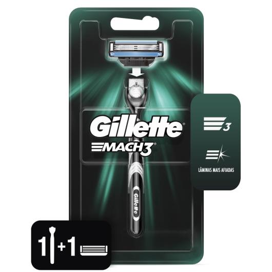 Aparelho Gillette Mach3 regular - Imagem em destaque