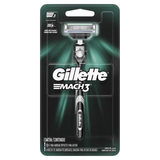 Aparelho Gillette Mach3 regular - Imagem em destaque