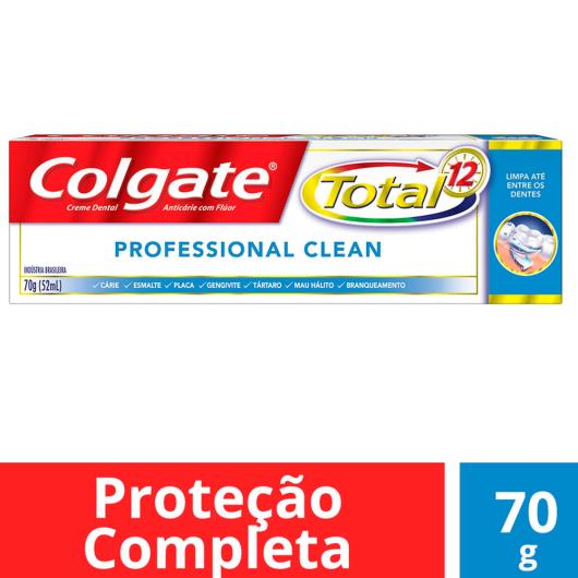 Creme Dental Colgate Total 12 Professional Clean 70g - Imagem em destaque