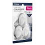 Gancho Adesivo Atlas Primafer Plástico Capacidade 1kg com 3 unidades
