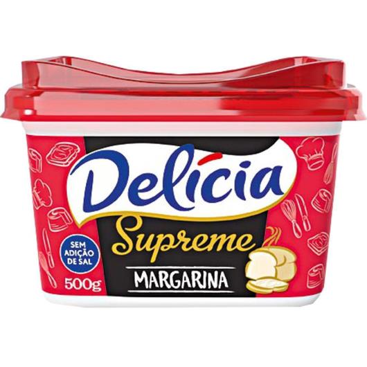 Margarina Delícia Supreme sem sal 500g - Imagem em destaque