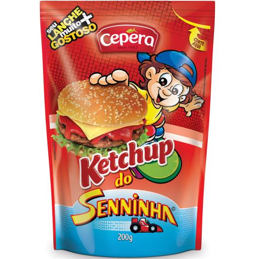 Ketchup Cepêra Senninha sachet 200g - Imagem em destaque