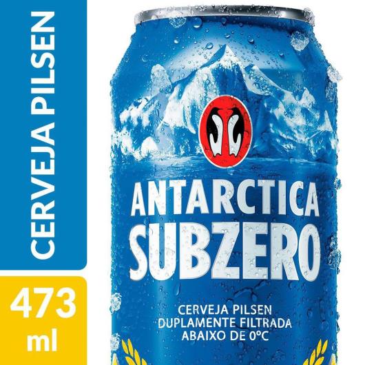 Cerveja Antarctica Sub Zero Pilsen 473ml Lata - Imagem em destaque