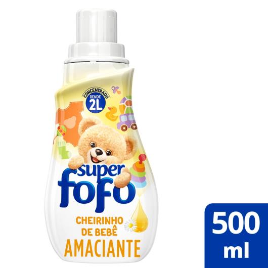 Amaciante Concentrado fofo Cheirinho de Bebê 500ml - Imagem em destaque