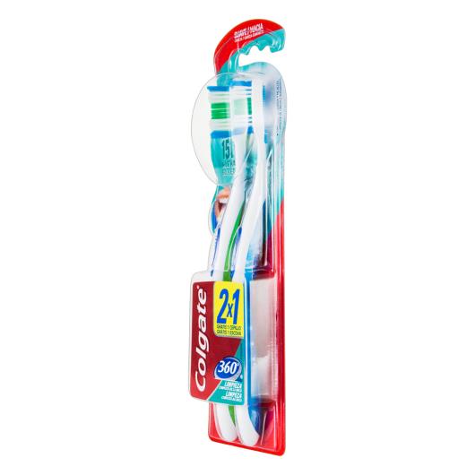 Escova Dental Macia Colgate 360° 2 Unidades - Imagem em destaque