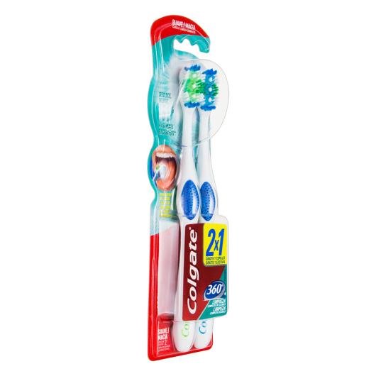 Escova Dental Macia Colgate 360° 2 Unidades - Imagem em destaque