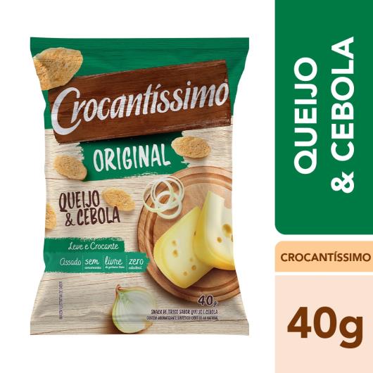 Snack Pullman crocantíssimo de queijo e cebola 40g - Imagem em destaque