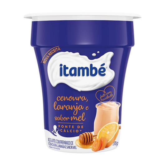 Iogurte sabor laranja, cenoura e mel Itambé 170g - Imagem em destaque