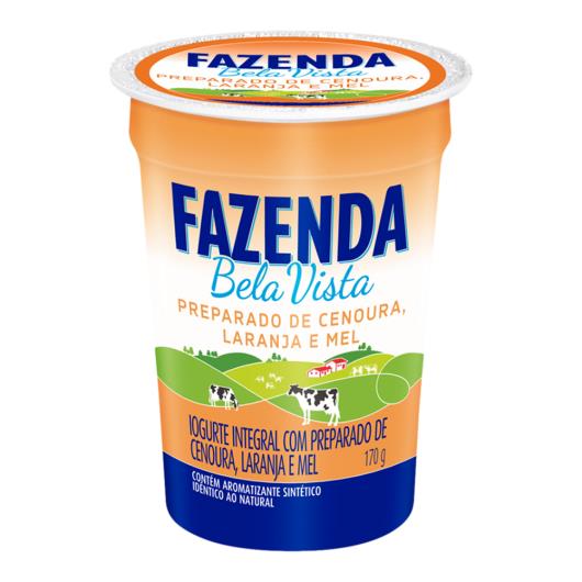 Iogurte Integral Cenoura, Laranja e Mel Fazenda Bela Vista 170g - Imagem em destaque