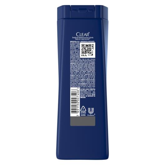 Shampoo Anticaspa Ice Cool Menthol Clear Men Frasco 200ml - Imagem em destaque